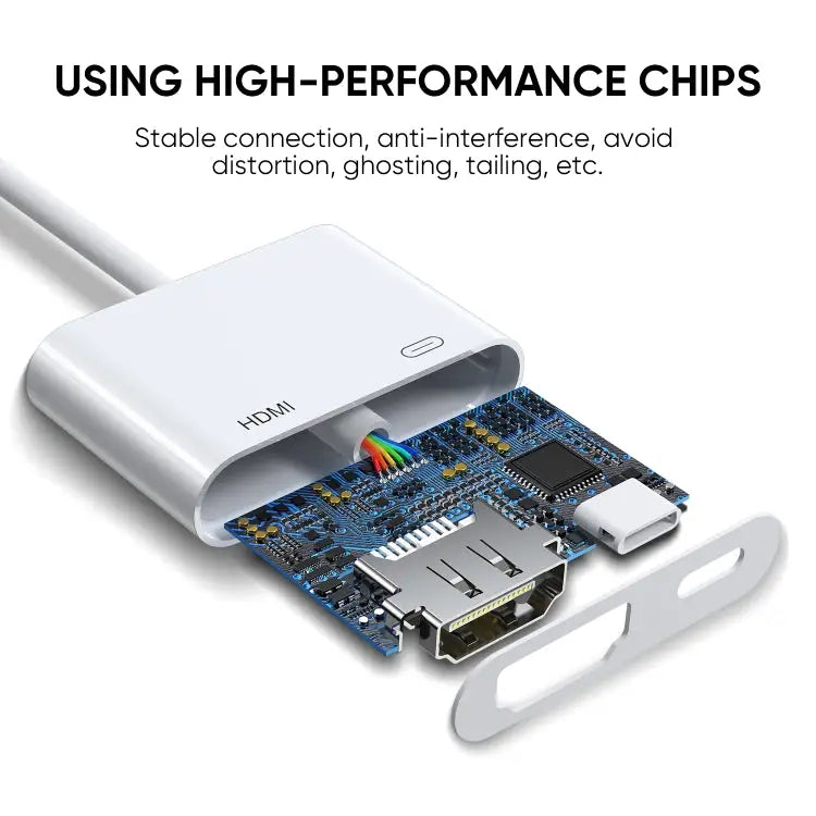 JOYROOM S-H141 1080P 8 Pin to HDMI Converter Adapter S-H141 - S-H141 - Apple Accessories