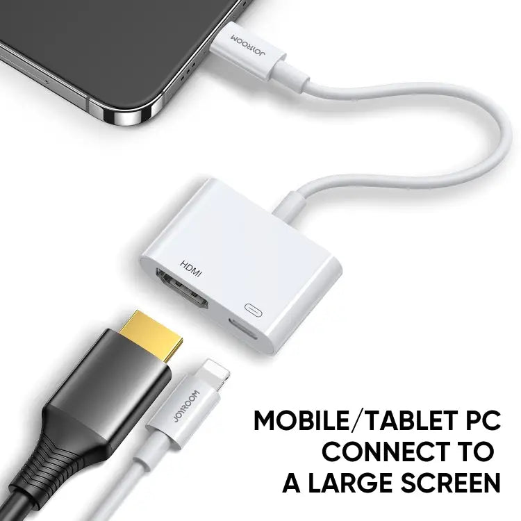 JOYROOM S-H141 1080P 8 Pin to HDMI Converter Adapter S-H141 - S-H141 - Apple Accessories