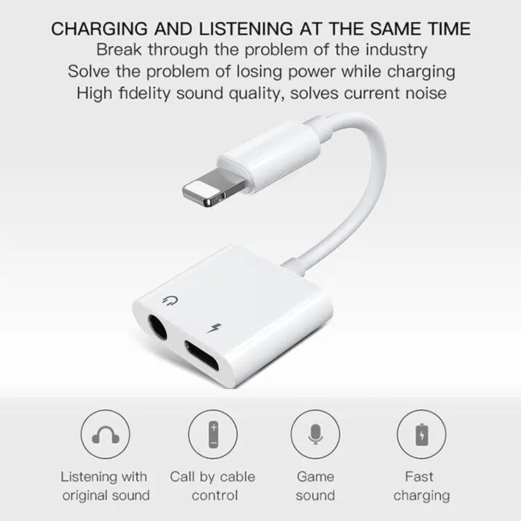 JOYROOM S-Y104 Ben Series Apple 3.5 + Lightning Adapter Length: 1.2m