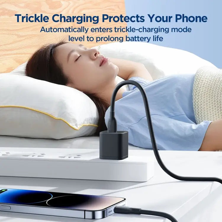 JOYROOM SA29-AL3 3A USB to 8 Pin Liquid Silicone Fast Charging Data Cable Length: 1.2m USB to 8 Pin (1.2m) - Apple