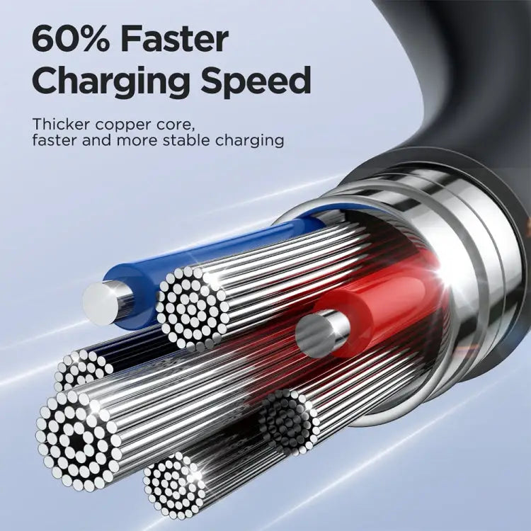 JOYROOM SA38-CL3 30W USB-C / Type-C to 8 Pin Coiled Fast Charging Data Cable USB-C / Type-C to 8 Pin - USB-C / Type-C