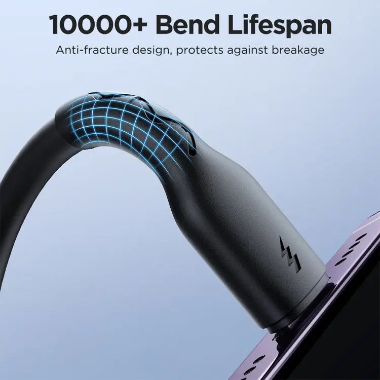 JOYROOM SA38-CL3 30W USB-C / Type-C to 8 Pin Coiled Fast Charging Data Cable USB-C / Type-C to 8 Pin - USB-C / Type-C