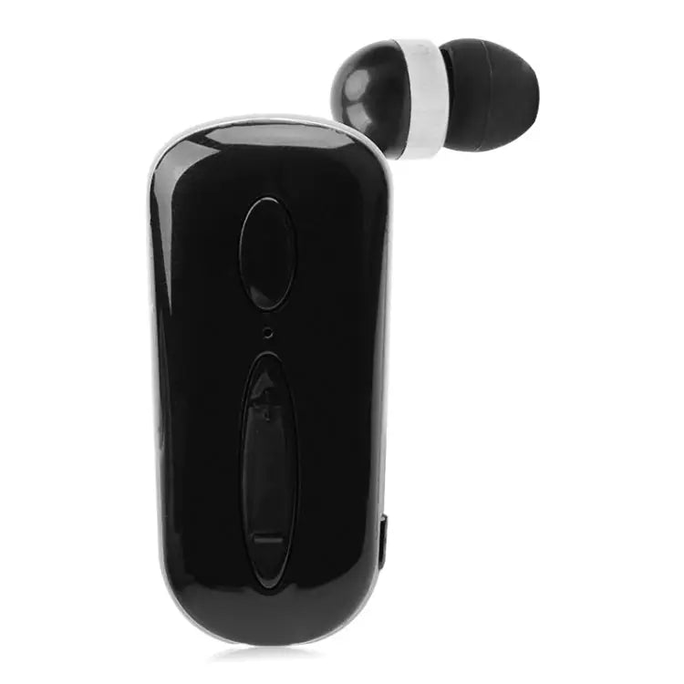 K36 Stereo Wireless Bluetooth Headset Calls Remind Vibration Wear Clip Driver Auriculares Earphone - Black - Apple
