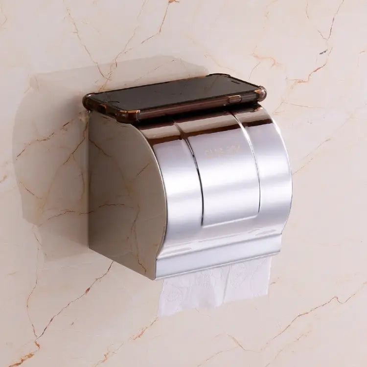 K8 304 Stainless Steel Bathroom Wall-mounted Waterproof Bright Light Paper Towel Roll Holder K8 - K8