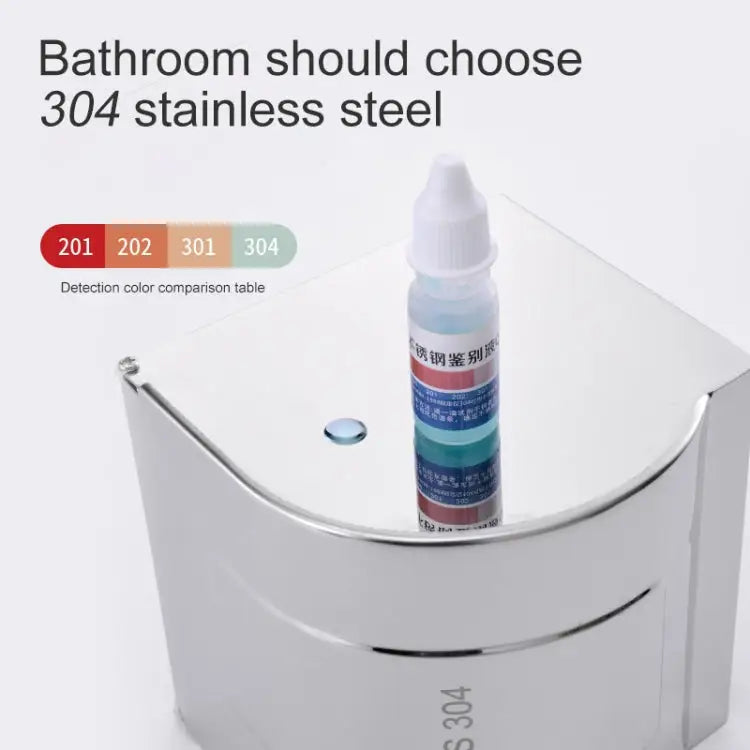 K8 304 Stainless Steel Bathroom Wall-mounted Waterproof Bright Light Paper Towel Roll Holder K8 - K8