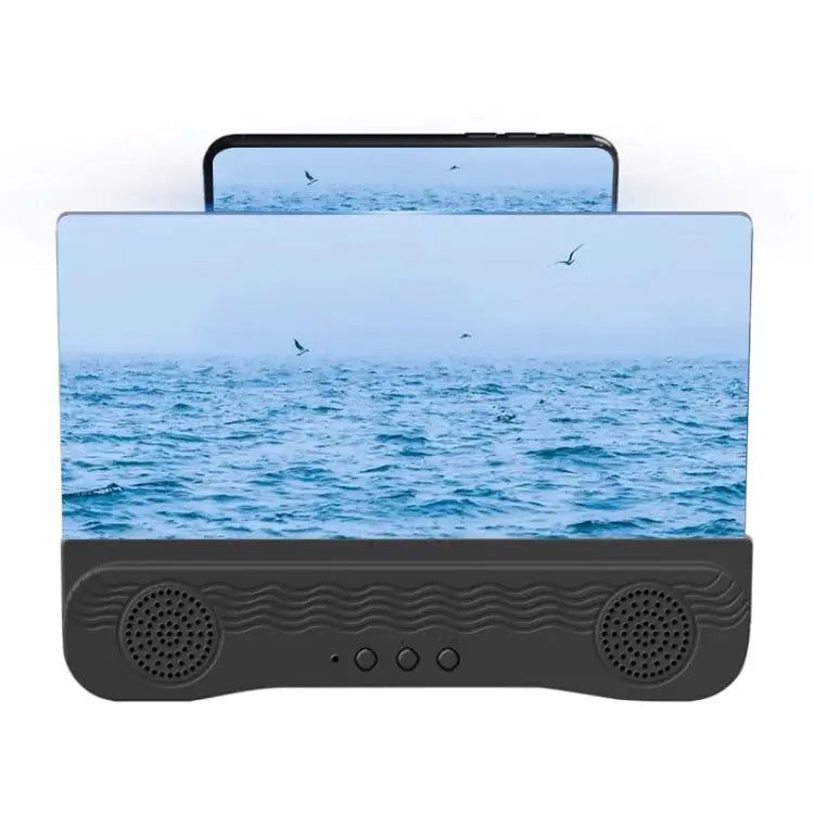 K9 Anti-Ultraviolet Bluetooth Speaker 14 Inch HD Mobile Phone Screen Amplifier Holder Emergency Power Supply