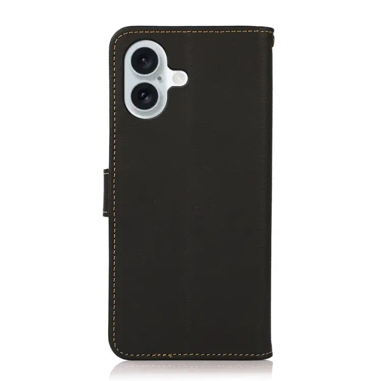 KHAZNEH Custer Genuine Leather RFID Phone Case For iPhone 16 - Apple Accessories