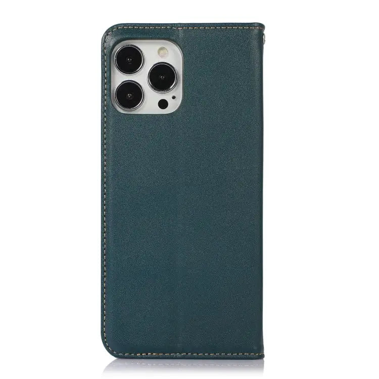 KHAZNEH Nappa Top Layer Cowhide Leather Phone Case For iPhone 13 Pro For iPhone 13 Pro Max For iPhone 12 Pro Max