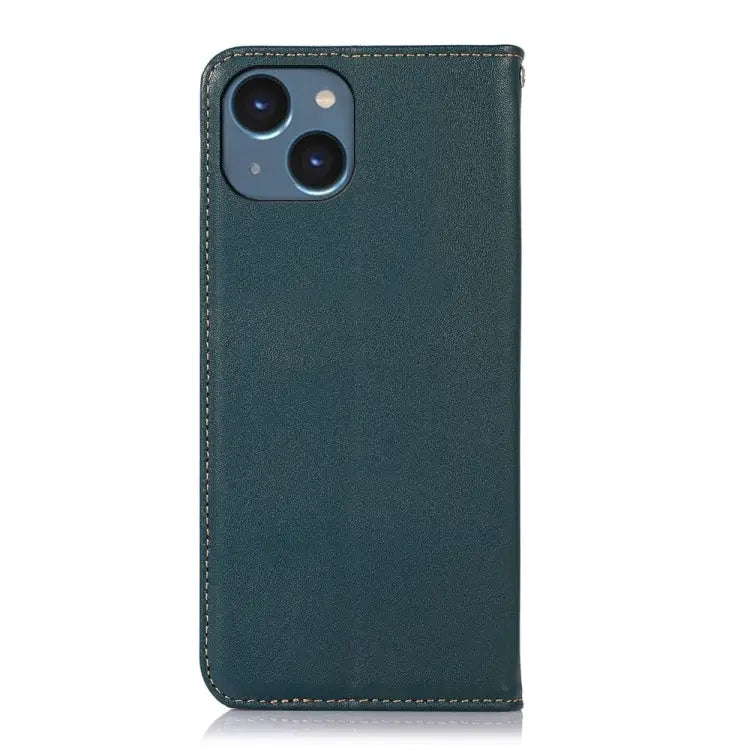 KHAZNEH Nappa Top Layer Cowhide Leather Phone Case For iPhone 15