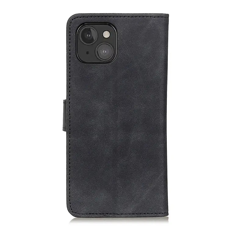 KHAZNEH Retro Texture PU + TPU Horizontal Flip Leather Case with Holder & Card Slots & Wallet For iPhone 13 mini