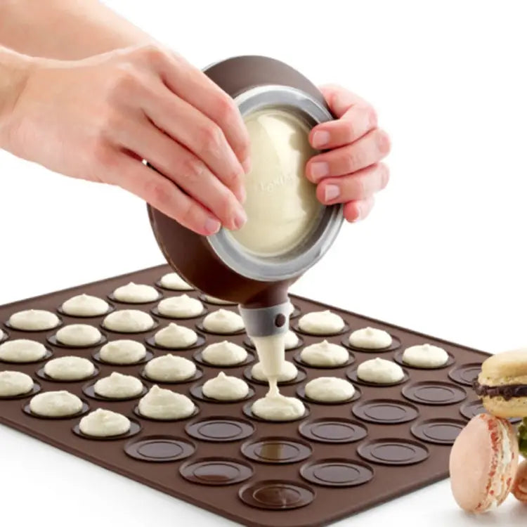 Kitchen Roast Large Size Silicone Pad + Framed Pot + Color Box Baking Macaron Mold Suit - Macaron Mold Suit