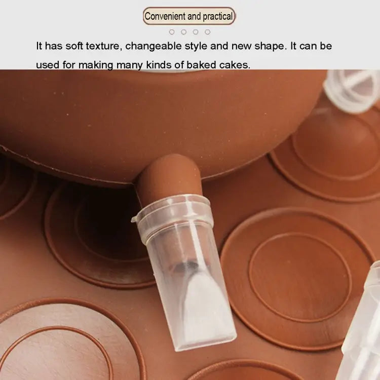 Kitchen Roast Large Size Silicone Pad + Framed Pot + Color Box Baking Macaron Mold Suit - Macaron Mold Suit
