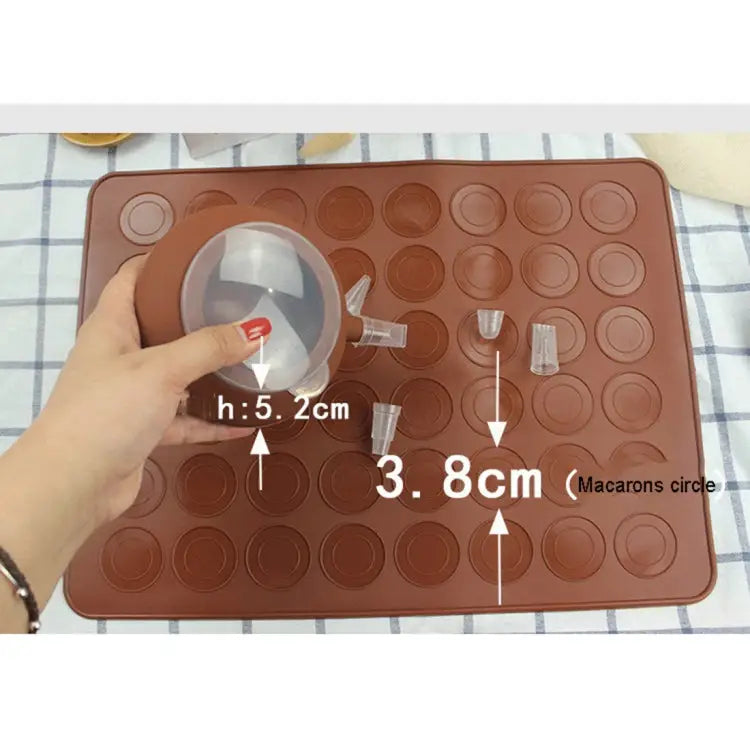 Kitchen Roast Large Size Silicone Pad + Framed Pot + Color Box Baking Macaron Mold Suit - Macaron Mold Suit