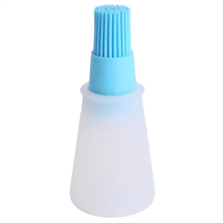 Kitchen Silicone Oil Brush Grill Brush Oil Bottle,Random Color Delivery 11.5x5cm - 11.5x5cm
