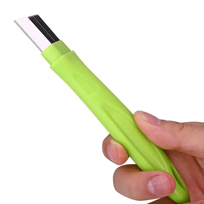 Kitchen Tool Manual Stainless Steel Filate Circle Shape Green Onion Slicer 16x1.8cm Green - 16x1.8cm Green