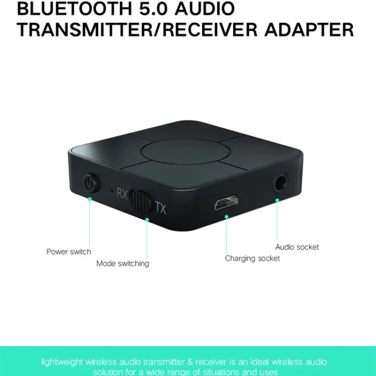 KN326 Bluetooth Audio receiver transmitter 5.0 two-in-one Bluetooth adapter for hands-free calls