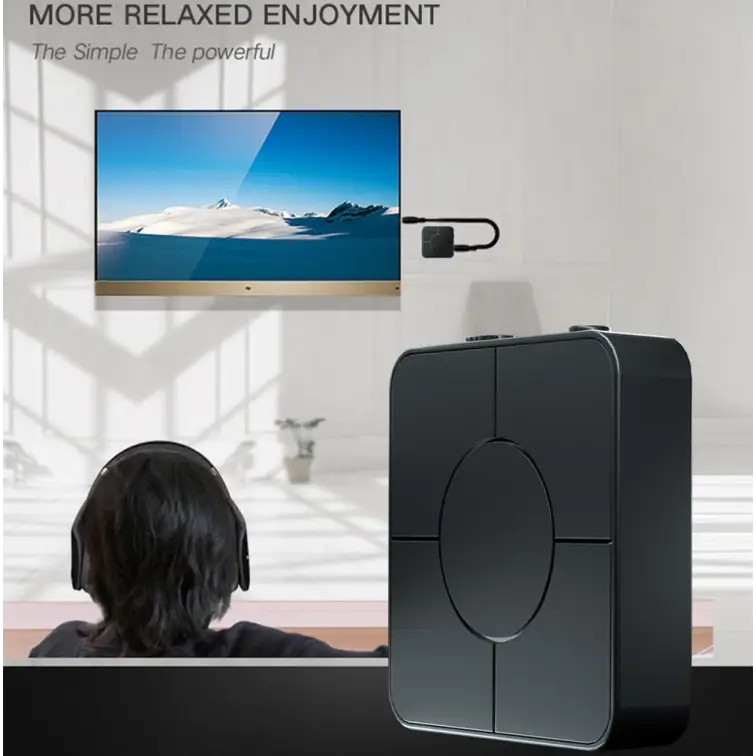 KN326 Bluetooth Audio receiver transmitter 5.0 two-in-one Bluetooth adapter for hands-free calls