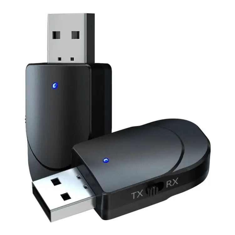 KN330 3 in 1 USB Bluetooth 5.0 Adapter Audio Transmitter Receiver with Switch Button & 3.5mm AUX Interface KN330 - KN330