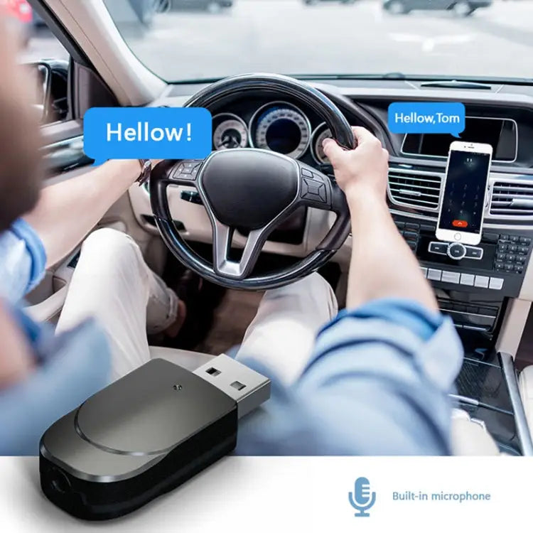KN330 3 in 1 USB Bluetooth 5.0 Adapter Audio Transmitter Receiver with Switch Button & 3.5mm AUX Interface KN330 - KN330