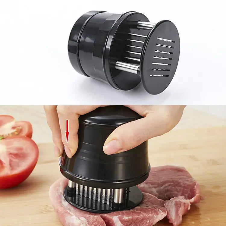 kn602 Stainless Steel 56-pin Steak Meat Tenderizer 10.5x8cm - 10.5x8cm