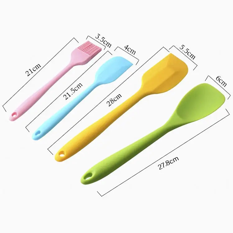 kn607 10 in 1 Colorful Silicone Kitchen Tools Set kn607 - kn607