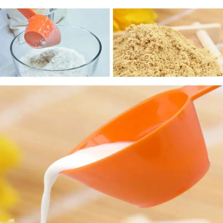 kn7600 9 in 1 Colorful Pointed Plastic Measuring Spoon Measuring Cup Baking Tool Set 9 Pieces Set - 9 Pieces Set