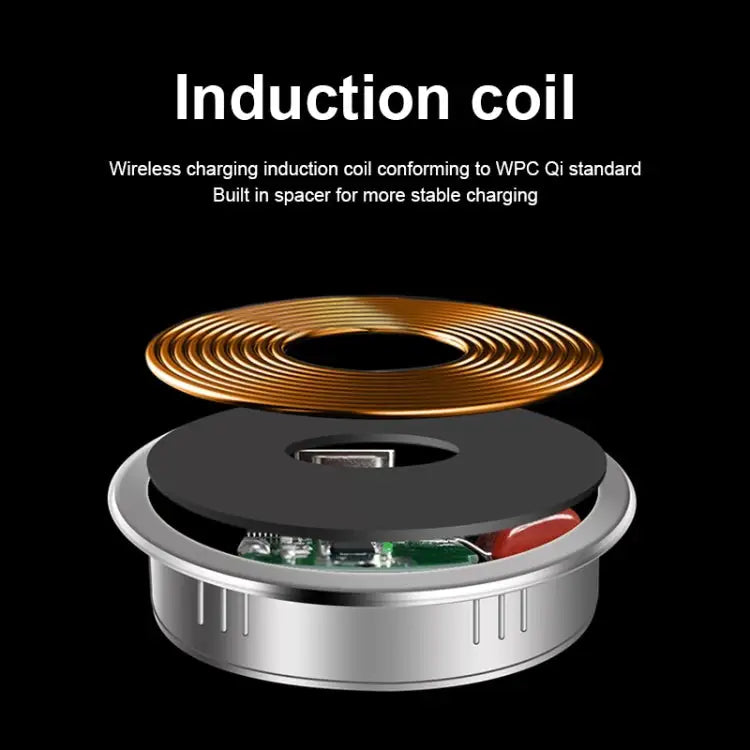 KP-ZMC Embedded Desktop Wireless Charger with PD + USB Interface Cable Length: 1.2m