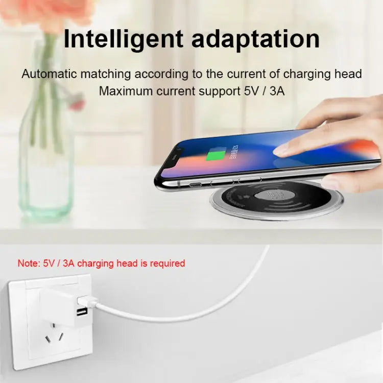 KP-ZMC Embedded Desktop Wireless Charger with PD + USB Interface Cable Length: 1.2m