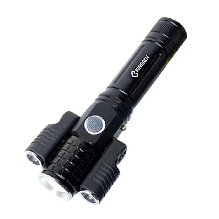 KS-738 USB Charging Waterproof T6 + XPE Zoomable LED Flashlight with 4-Modes & 18650 lithium battery KS-738 (&18650)