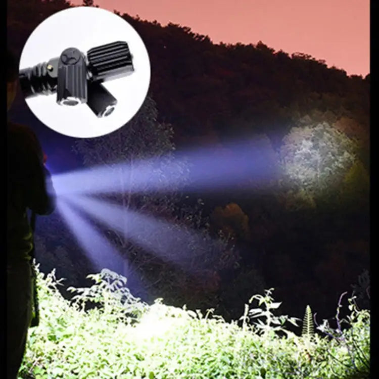 KS-738 USB Charging Waterproof T6 + XPE Zoomable LED Flashlight with 4-Modes & 18650 lithium battery KS-738 (&18650)