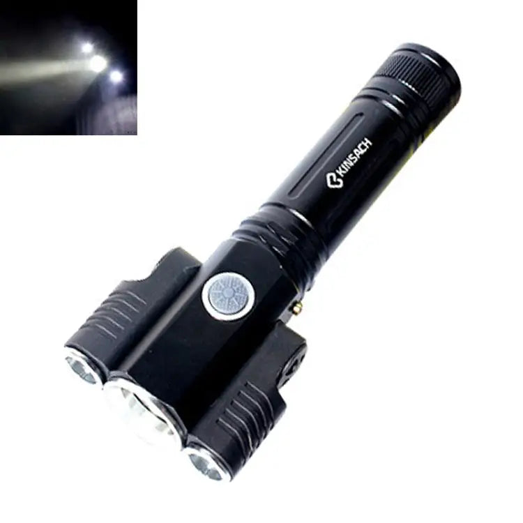 KS-739 USB Charging Waterproof T6 + XPE Fixed Focus LED Flashlight with 4-Modes KS-739 - KS-739