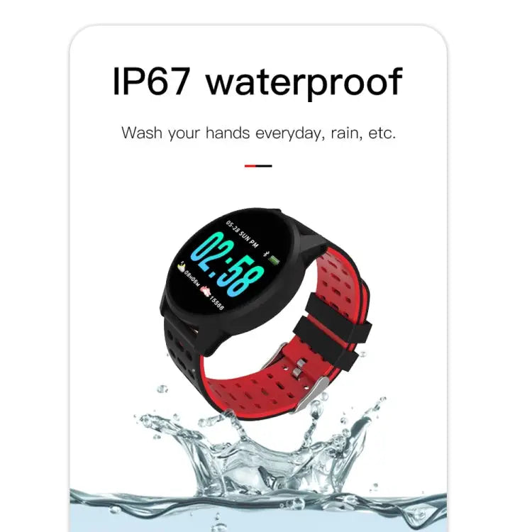 KY108 1.3 inches 240x240 Resolution Smart Bracelet IP67 Waterproof Support Call Reminder /Heart Rate Monitoring /Sleep