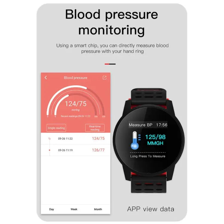 KY108 1.3 inches 240x240 Resolution Smart Bracelet IP67 Waterproof Support Call Reminder /Heart Rate Monitoring /Sleep