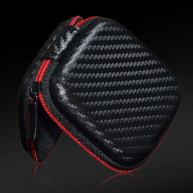KZ Data Wire Charger Earphone Portable Carbon Fibre Texture Receiving Case Square - Square