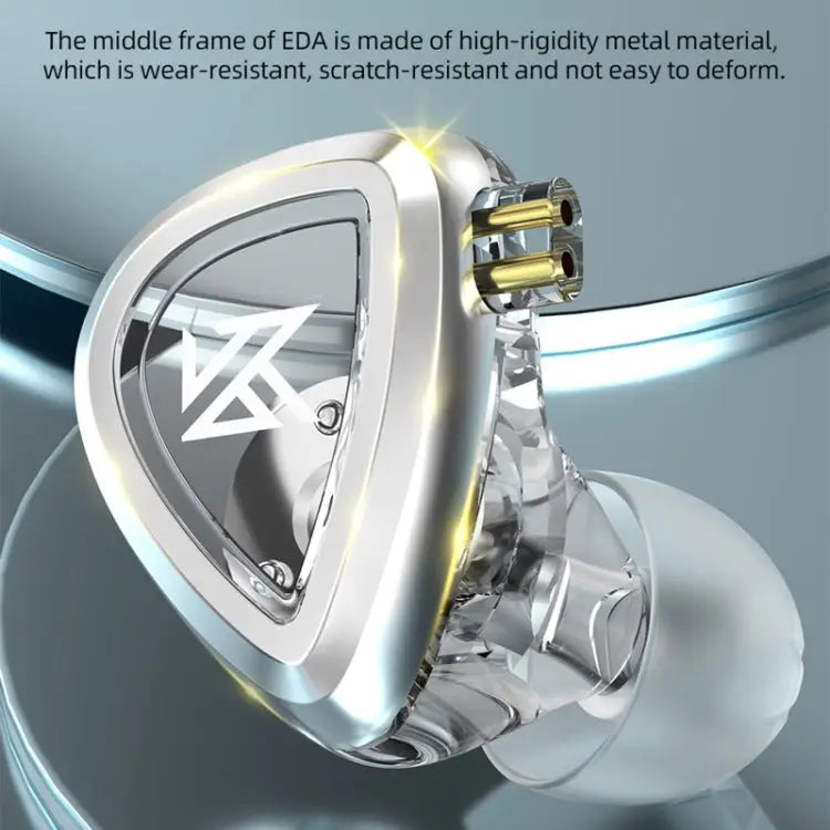 KZ-EDA Balanced Dual Magnetic Dynamic In-Ear Earphone With Microphone Without Microphone - Apple Accessories