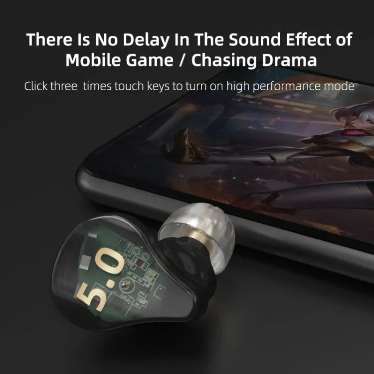 KZ SA08 Wireless Four-unit 5BA Balance Armature Bluetooth In-ear TWS Earphone SA08 - SA08 - Apple Accessories