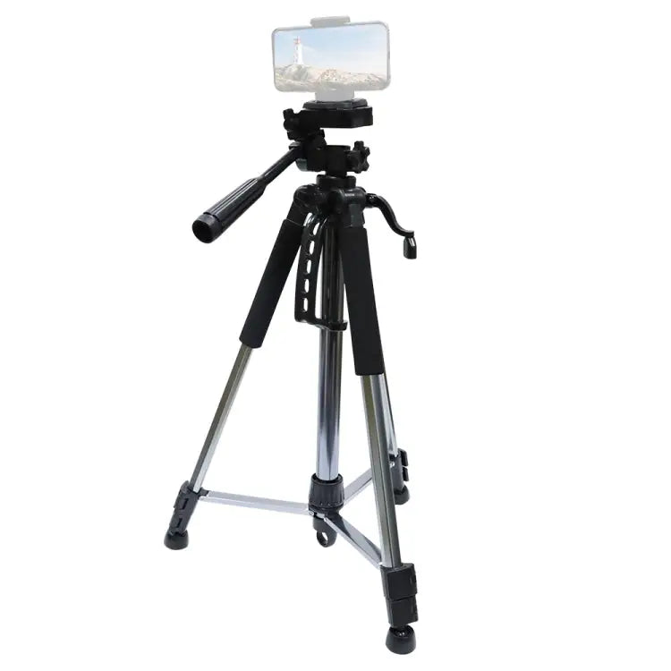 L-1200 Camera Tripod Live Broadcast Bracket For Mobile Phones Cameras Projectors 55-148CM Universal Adjustable Tripod