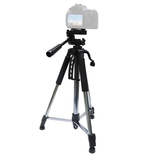 L-1200 Camera Tripod Live Broadcast Bracket For Mobile Phones Cameras Projectors 55-148CM Universal Adjustable Tripod