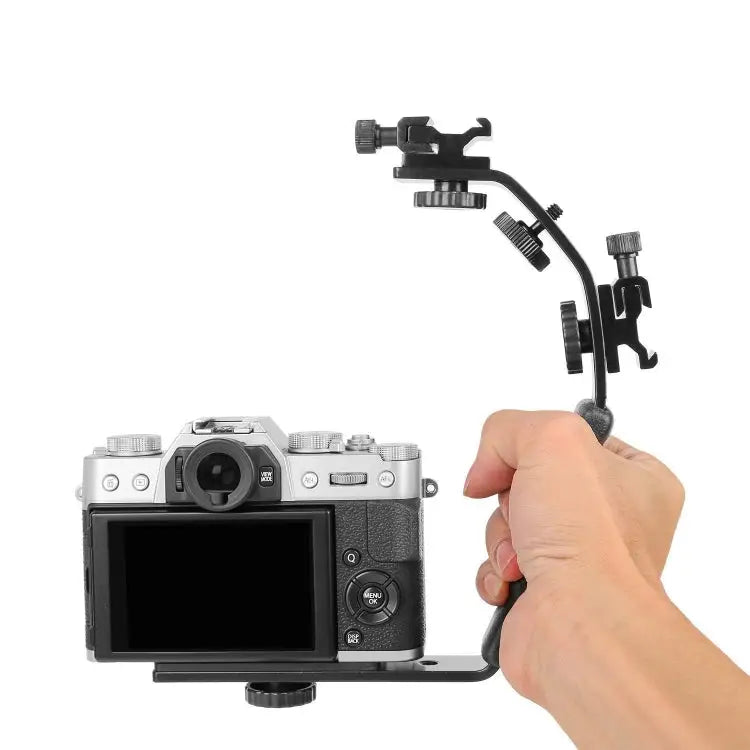 L-Shaped Aluminum Flash Bracket Camera Holder L-Shaped - L-Shaped
