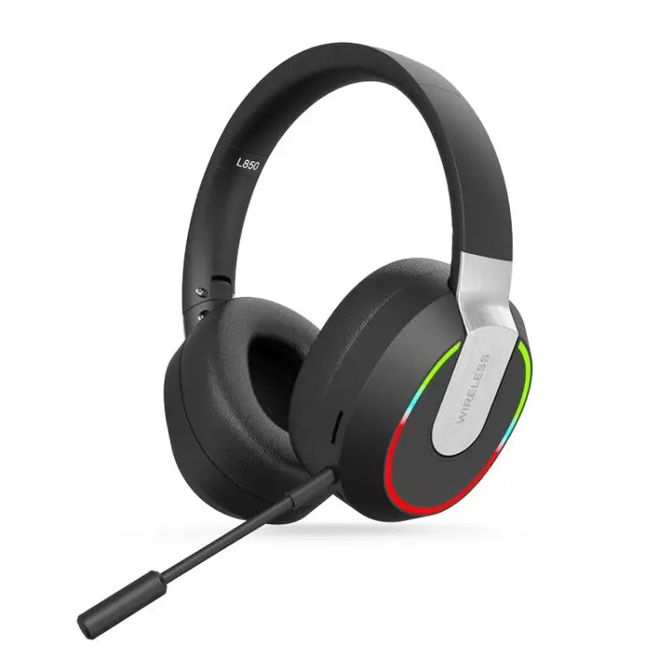 L850 Foldable ENC Noise Reduction Wireless Bluetooth Earphone with Microphone - Black - Apple Accessories