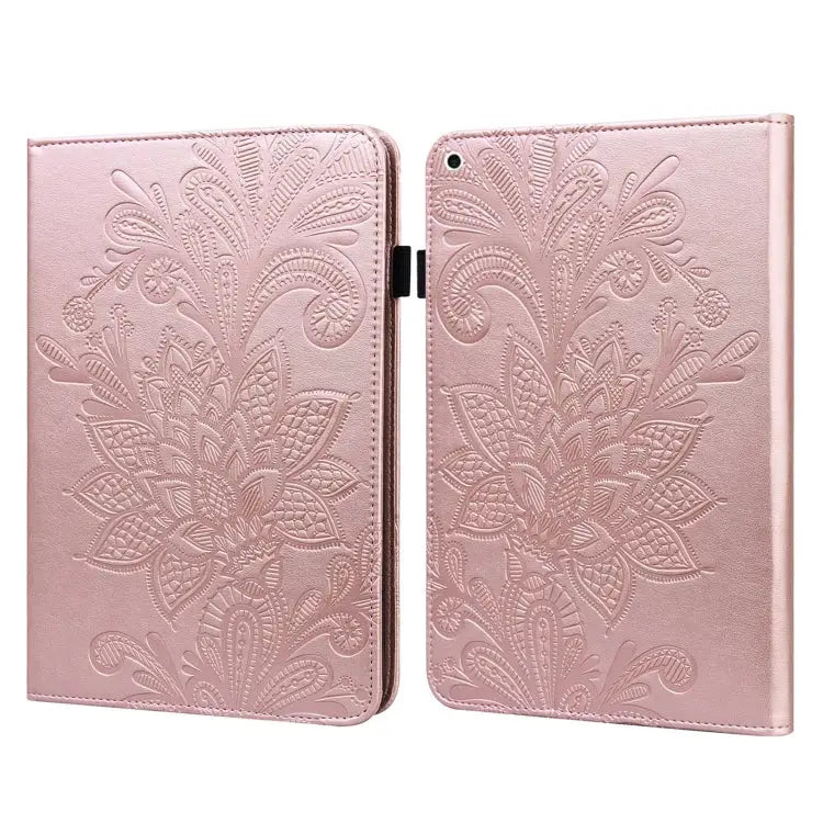 Lace Flower Embossing Pattern Horizontal Flip Leather Case with Holder & Card Slots & Wallet & Photo Frame & Sleep