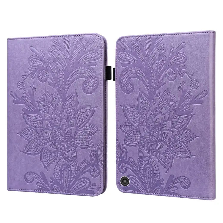 Lace Flower Embossing Pattern Horizontal Flip Leather Case with Holder & Card Slots & Wallet & Photo Frame & Sleep