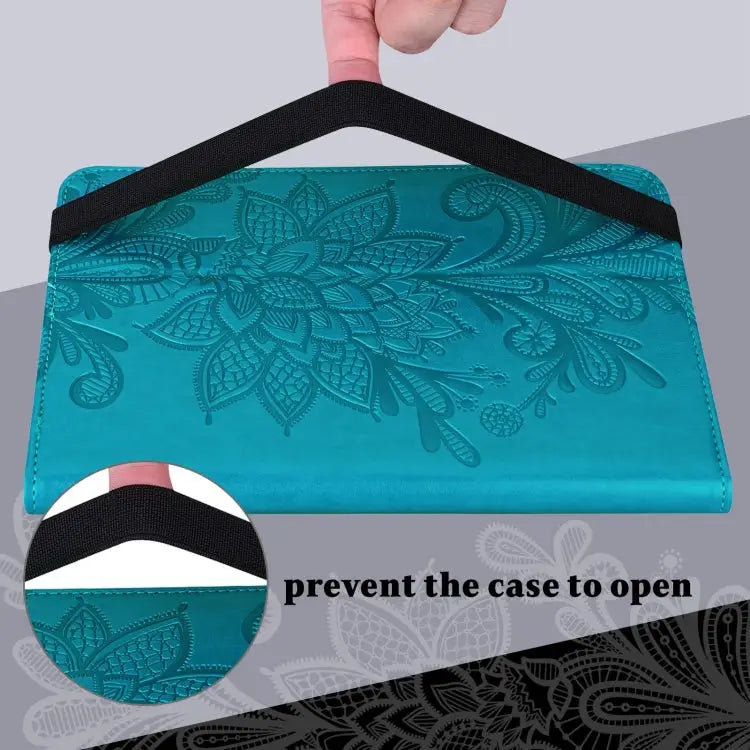 Lace Flower Embossing Pattern Horizontal Flip Leather Case with Holder & Card Slots & Wallet & Photo Frame & Sleep