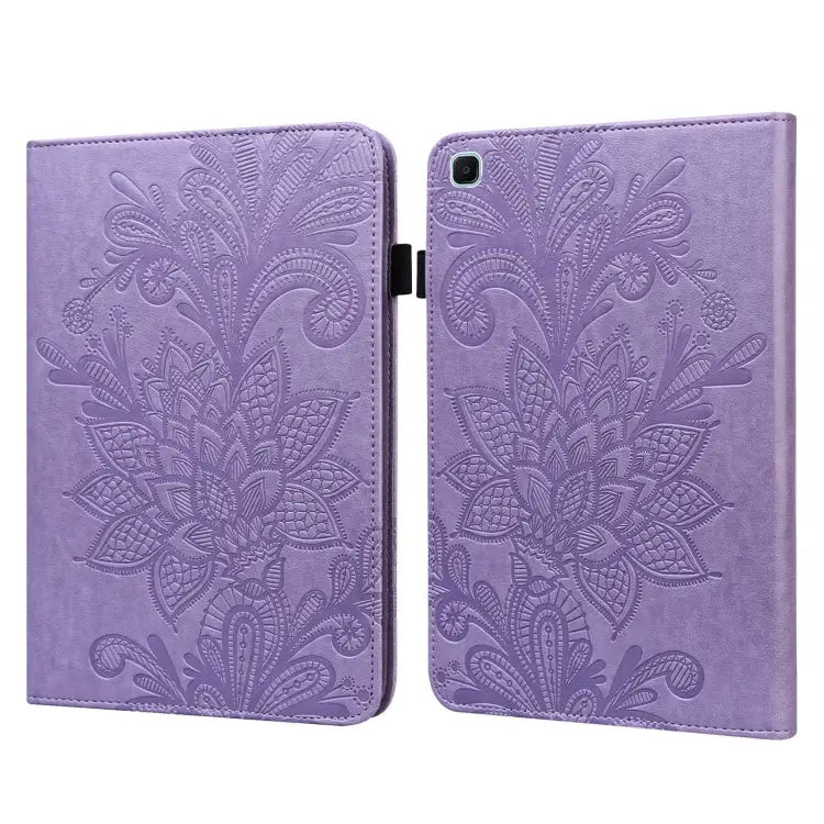 Lace Flower Embossing Pattern Horizontal Flip Leather Case with Holder & Card Slots & Wallet & Photo Frame & Sleep