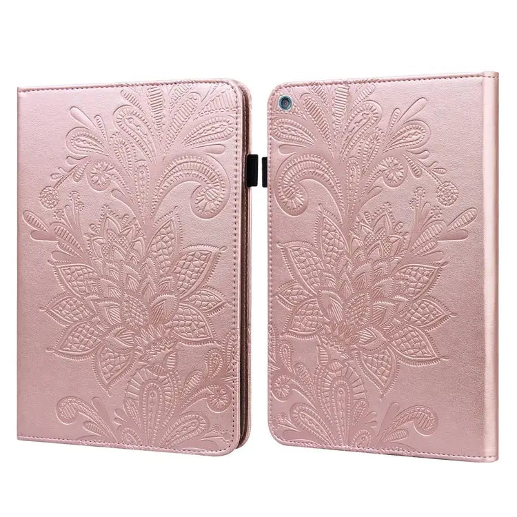 Lace Flower Embossing Pattern Horizontal Flip Leather Case with Holder & Card Slots & Wallet & Photo Frame & Sleep
