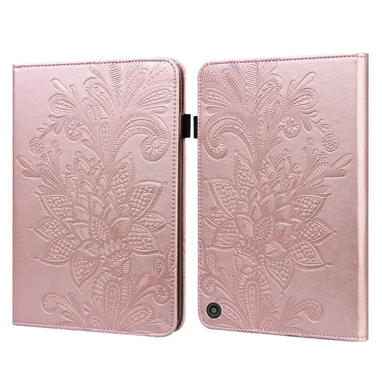 Lace Flower Embossing Pattern Horizontal Flip Leather Case with Holder & Card Slots & Wallet & Photo Frame & Sleep