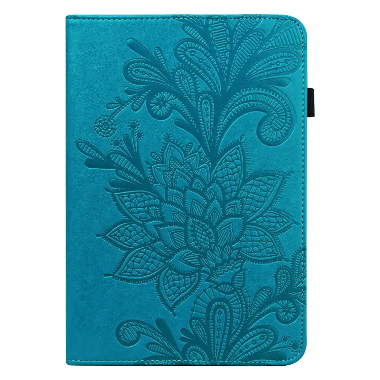 Lace Flower Embossing Pattern Leather Tablet Case For iPad Pro 11 2022 / 2021 / iPad Air 2020 For Huawei MatePad Pro