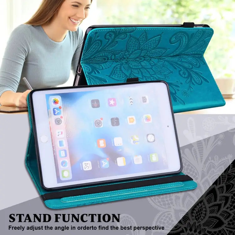 Lace Flower Embossing Pattern Leather Tablet Case For iPad Pro 11 2022 / 2021 / iPad Air 2020 For Huawei MatePad Pro