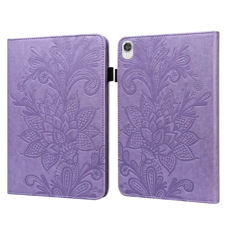 Lace Flower Embossing Pattern Leather Tablet Case For Realme Pad For Lenovo Tab M8 FHD For Lenovo Legion Y700