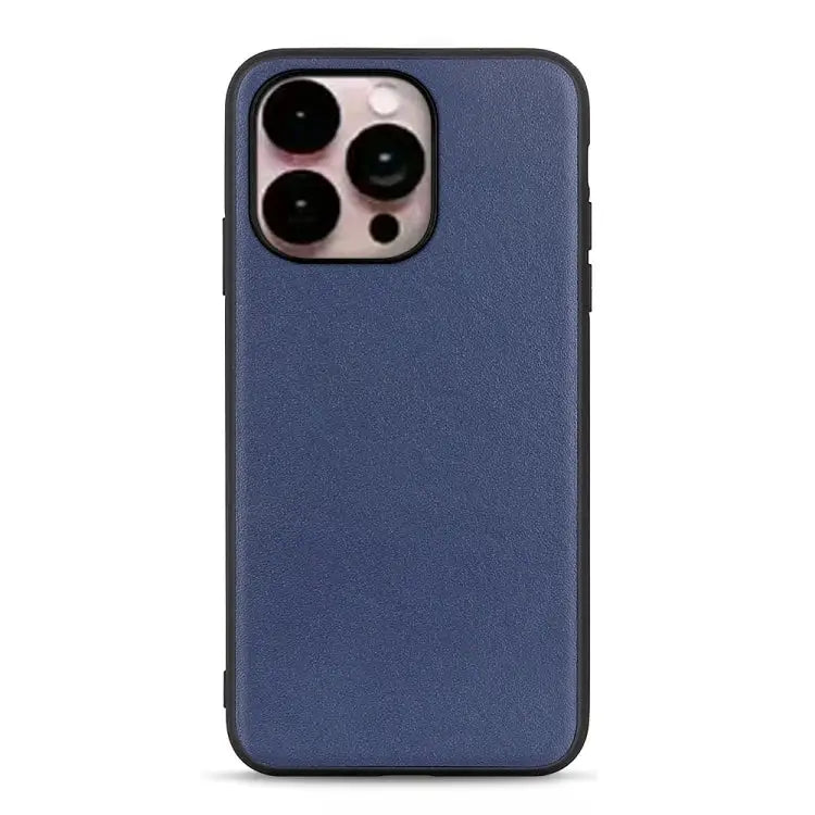 Lambskin Texture Genuine Leather Phone Case For iPhone 14 For iPhone 14 Plus For iPhone 14 Pro For iPhone 14 Pro Max